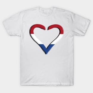 i love Nedherlands / ik hou van Nederland themed graphic design T-Shirt